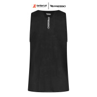 PRESSIO - Men - Elite Singlet - Black/Silver PRESSIO - Men - Elite Singlet - Black/Silver